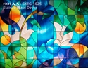 Picture of SOLYX: SXEG-1025 Stained Glass Doves. 92cm wide