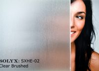 SOLYX: SXHE-02 Clear Brushed. 92cm wide